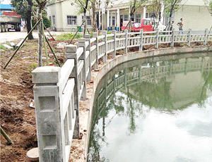 本溪市太子河部分河道護(hù)欄展示